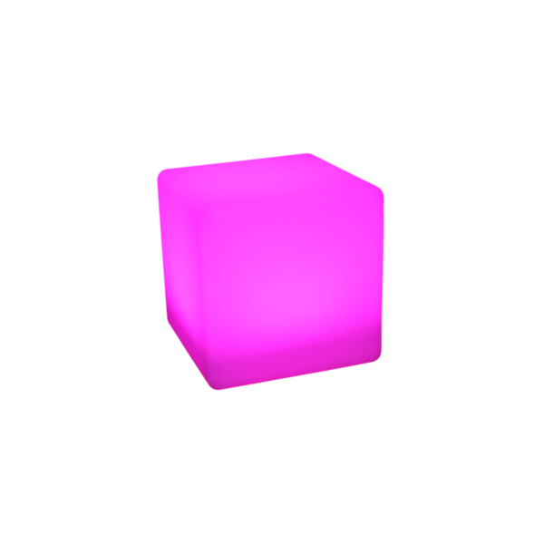Location de mobilier à Orléans : cube lumineux